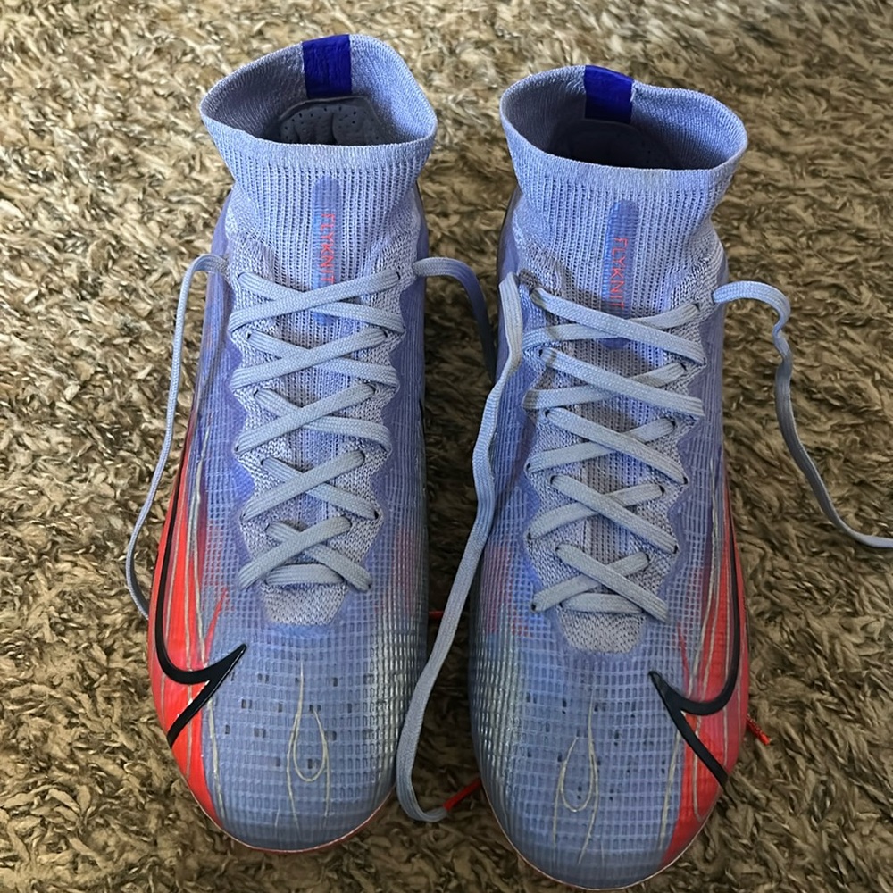 Nike Mercurial Superfly VIII Elite Mbappe “Flames” AG - Size 7M / 8.5W / EUR 40